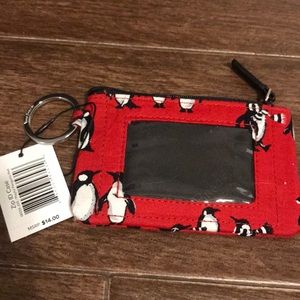 NWT Vera Bradley ID wristlet in Playful Penguins